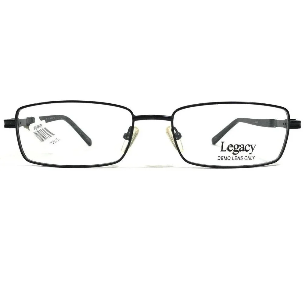 Legacy MM 1011 BK Eyeglasses Frames Black Rectangular Full Rim 55-18-145